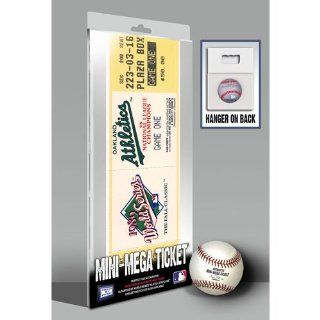 1989 World Series Mini Mega Ticket   Oakland Athletics