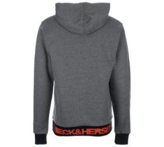 Mens Beck Hersey Central 2 Charcoal Hooded Top RRP£45