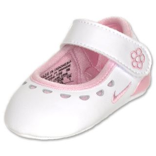 Nike MaryJane Crib Shoe White/Pink