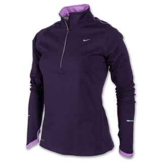 Womens Nike Element Half Zip Running Shirt Grand