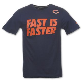 Nike Chicago Bears NFL Fast is Faster Mens Tee Shirt