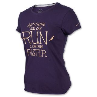 Womens Nike Cruiser Graphic T Shirt Court Purple