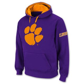 Clemson Tigers Icon NCAA Mens Hoodie Purple
