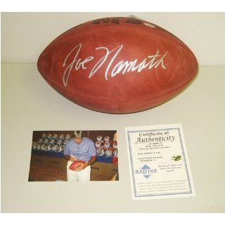 Joe Namath Autographed Football: Sports & Outdoors