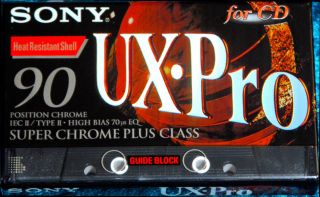 SONY UX PRO 90 SEALED BLANK HIGH BIAS AUDIO CASSETTE TYPE II TAPE
