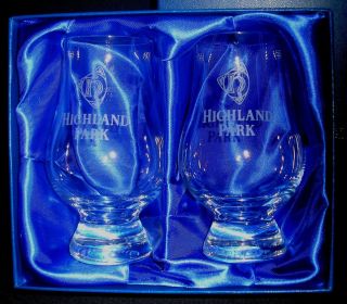 Highland Park Scotch Whisky Glencairn Two Glass Boxed Set