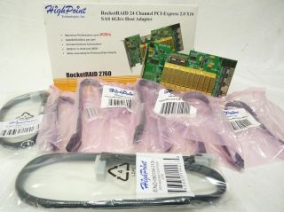 HighPoint RocketRAID 2782 PCI E x16 SAS SATA 6GB s RAID Controller