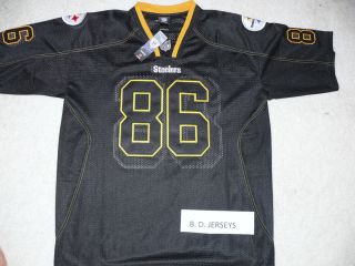 Hines Ward Pittsburgh Steelers 2011 Field Shadow Jersey RARE Large