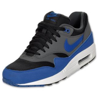 Mens Nike Air Max 1 Essential Running Shoes Black