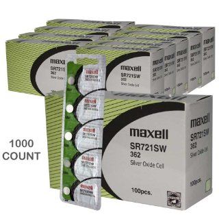 1000 pc Maxell SR721SW 362 SR58 SR721 Silver Oxide Watch