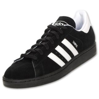 adidas Mens Campus Suede Casual Shoes Black/White