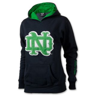 Notre Dame Fighting Irish NCAA Womens Hoodie Navy