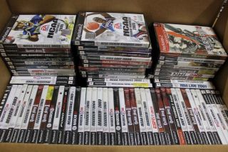 HUGE WHOLESALE LOT 100 PS2 Playstation 2 Games