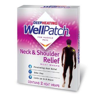 WellPatch Heat Wraps, Neck & Shoulder, 2 Count Boxes (Pack