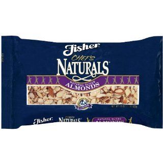 Fisher Almonds, Natural Sliced, 16 Ounce Packages (Pack of 2) 