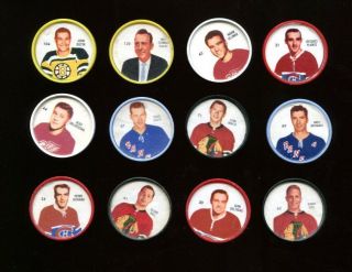 1960 Shirriff Coins Hockey Near Set 73 120 w Stars 16771