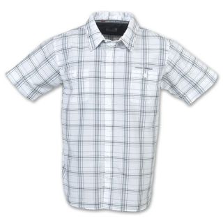 The Under Armour Plaid Woven Mens Shirt White