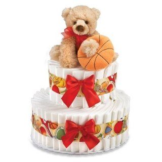 Baby Sport Diaper Cake   Basketball Baby Shower