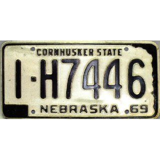 Nebraska 69 Cornhusker State License Plate Everything
