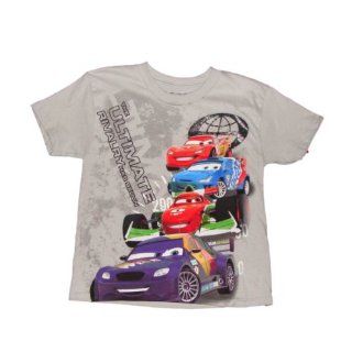 Disney Pixar Cars 2 Boys Grey T shirt (L) Clothing