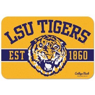 NCAA LSU Tigers Gold 20 x 30 College Vault Welcome Mat
