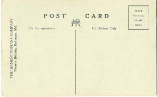 Maryland Camp Holabird Post Exchange C 1920 Postcard