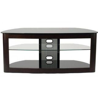 55 Flat Panel TV Stand in Espresso: Furniture & Decor