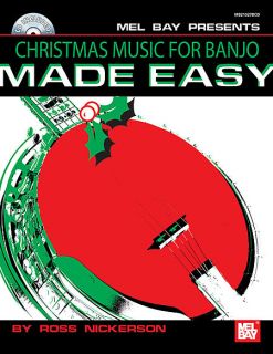 Ross Nickerson Christmas Music Song Book for Banjo Made Easy Bluegrass