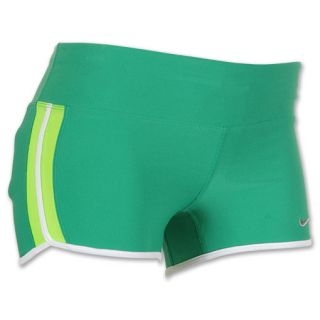 Nike 2 Inch Womens Boy Shorts Green/Lime