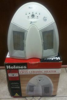 Holmes 1 Touch Twin Ceramic Heater Electric Space Heater