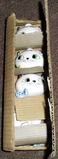 RARE 1959 Holt Howard Cat Cozy Kitten Spice Set w/ Metal Rack and