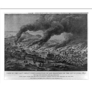 Historic Print (M) View of the last great conflagration