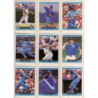 Kansas City Royals 1992 Donruss Baseball Team Set (George