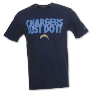Nike San Diego Chargers Just Do It Mens NFL Tee Shirt