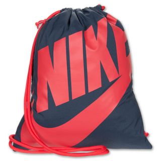 Nike Heritage Gymsack Lightweight Bag Navy/Red