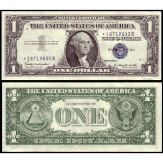 US Currency 1957 B $1 Star Silver Certificate Everything