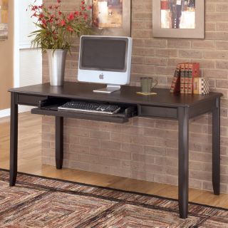 Ashley Carlyle Black Finish Home Office Large Leg Desk– Free