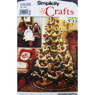 Simplicity Sewing Pattern 0606 CHRISTMAS CRAFTS