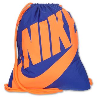 Nike Heritage Gymsack Lightweight Bag Purple/Orange