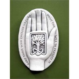 Conservation Plaque Hand Cast Stone (Designer White
