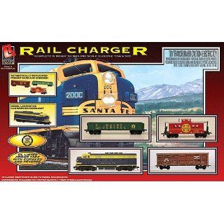 Life Like HO F7 Rail Charger Diesel Freight Set w/Light, 3