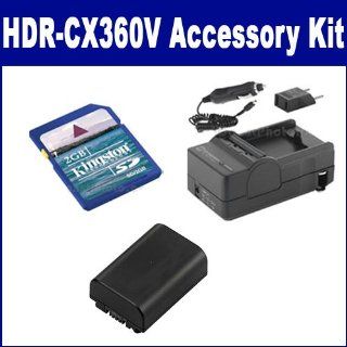 Sony HDR CX360V Camcorder Accessory Kit includes SDM 109