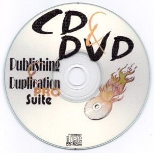 CD DVD Publishing Duplication Software Pro Suite