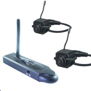Wireless Dual Mini Spy Camera Home Security System L8Z