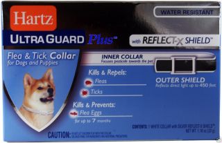 Hartz Ultra Guard Plus Flea Tick Collar For Dogs and Puppies Reflect X