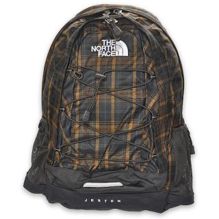 The North Face Jester Backpack Brown Plaid/Black