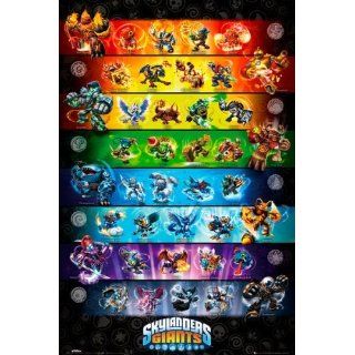Skylanders Giants   Gaming Poster (Character Stats) (Size