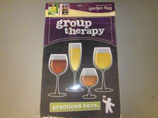 Garden Flag Group Therapy Home Wine Making Supply