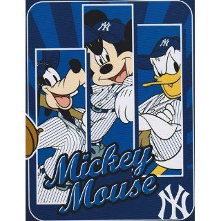 Mickey Mouse Players Club Yankees Twin Plush Blanket: Home