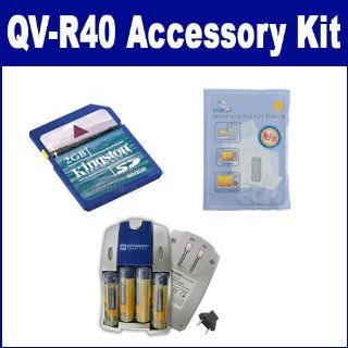 Casio Exilim QV R40 Digital Camera Accessory Kit includes
